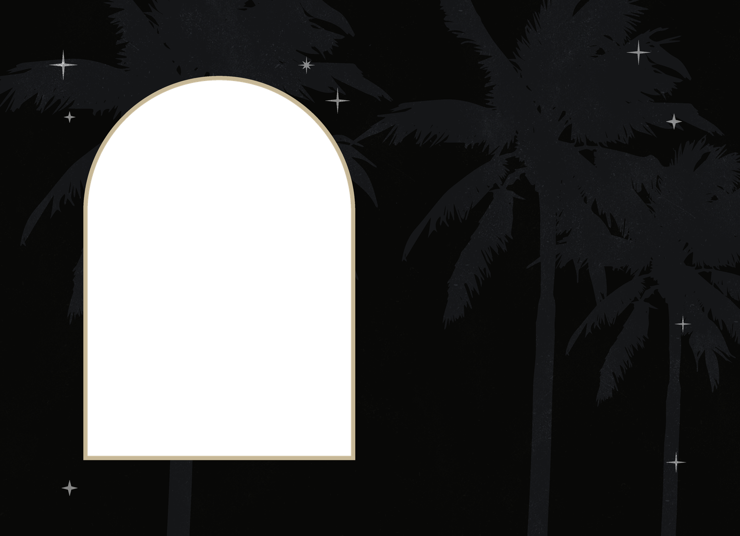 Vegas Portrait | Black | Zola Wedding Invitations