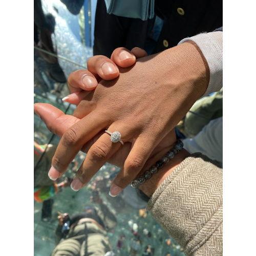The engagement ring, October 18, 2024.