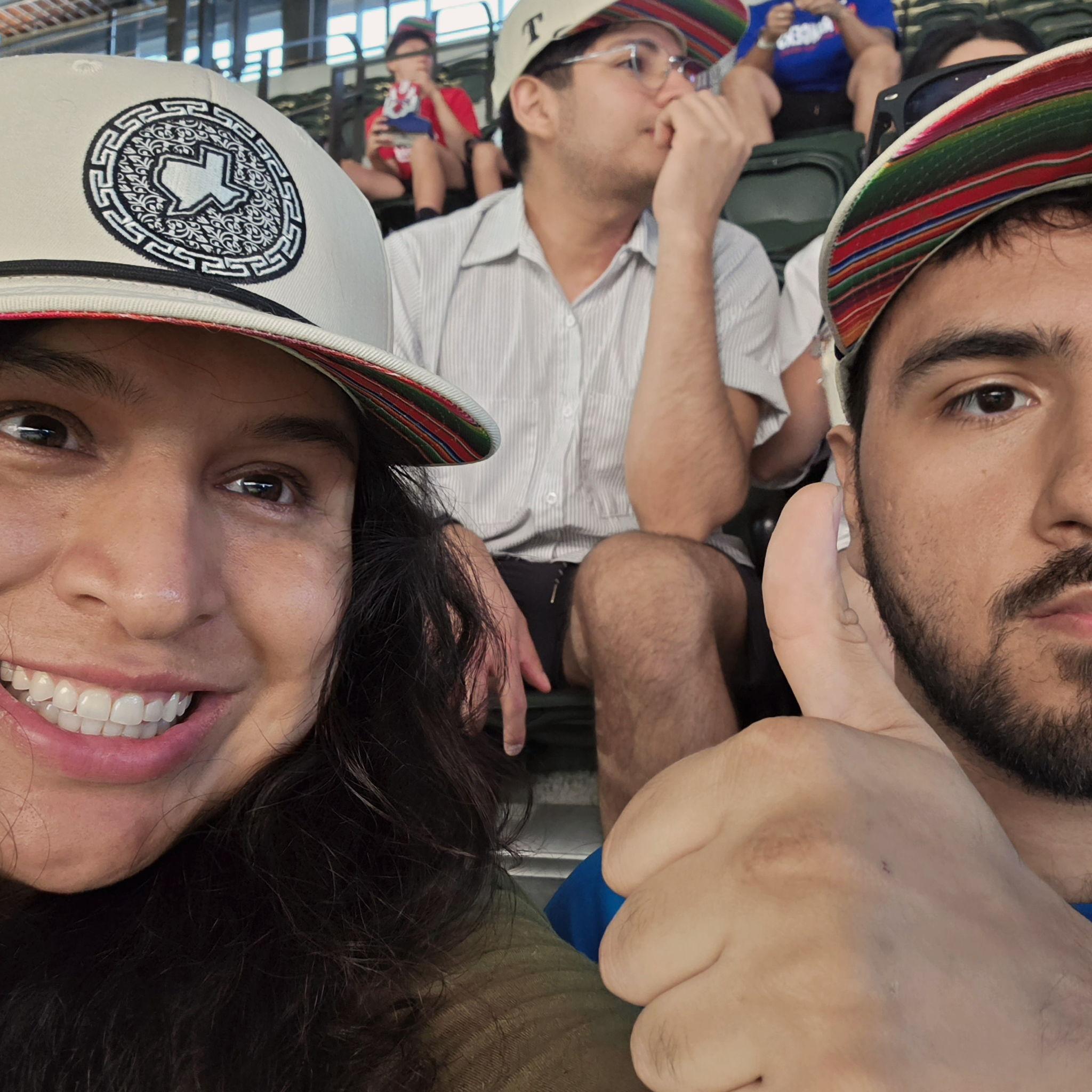 We attended our first and last baseball game. We both think it's boring...