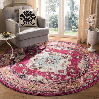 Monaco Amelia Boho Round Area Rug