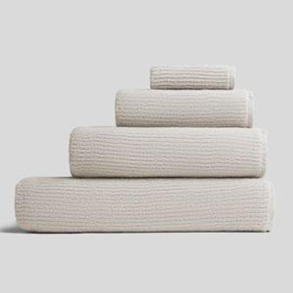 Soft Rib Towels (Bone)