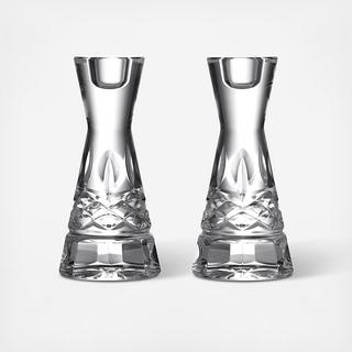 Lismore Round Candlestick, Set of 2