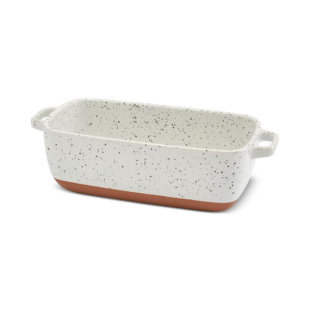 Denmark Tools for Cooks Speckled Stoneware 1.7-Qt. Loaf Pan