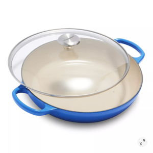 Le Creuset Buffet Casserole with Glass Lid, 3.5 qt. - Exclusive Color Azure Blue