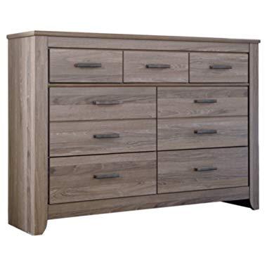 Ashley Furniture Signature Design - Zelen Dresser - 7 Drawer - Warm Gray