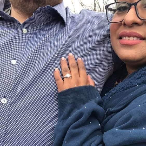 Our official Happily ever starting and it was my birthday too.