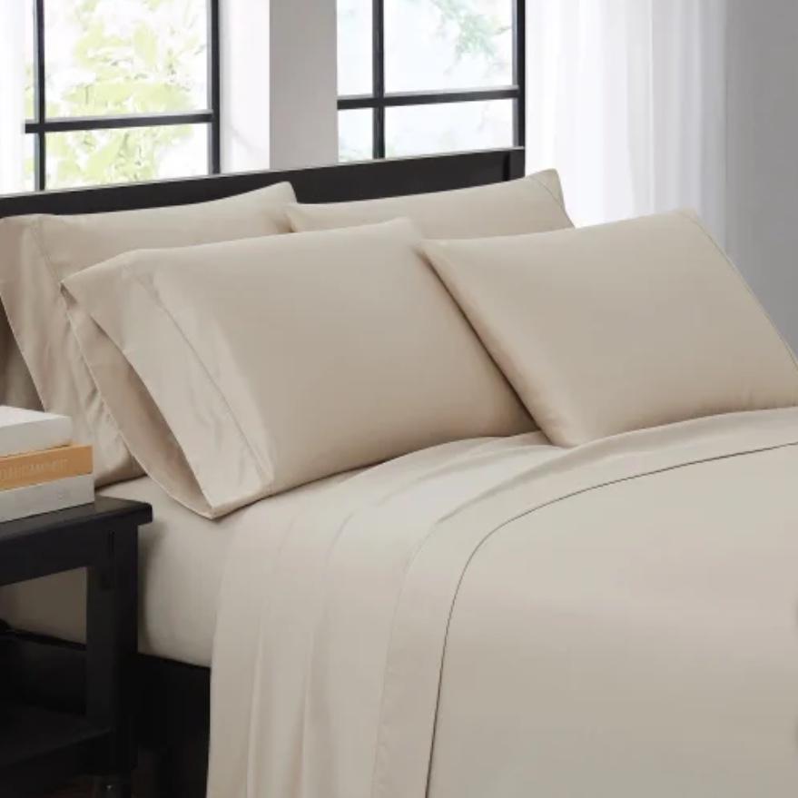 Kirkland Signature 680 Thread Count Sheet Set King - Beige