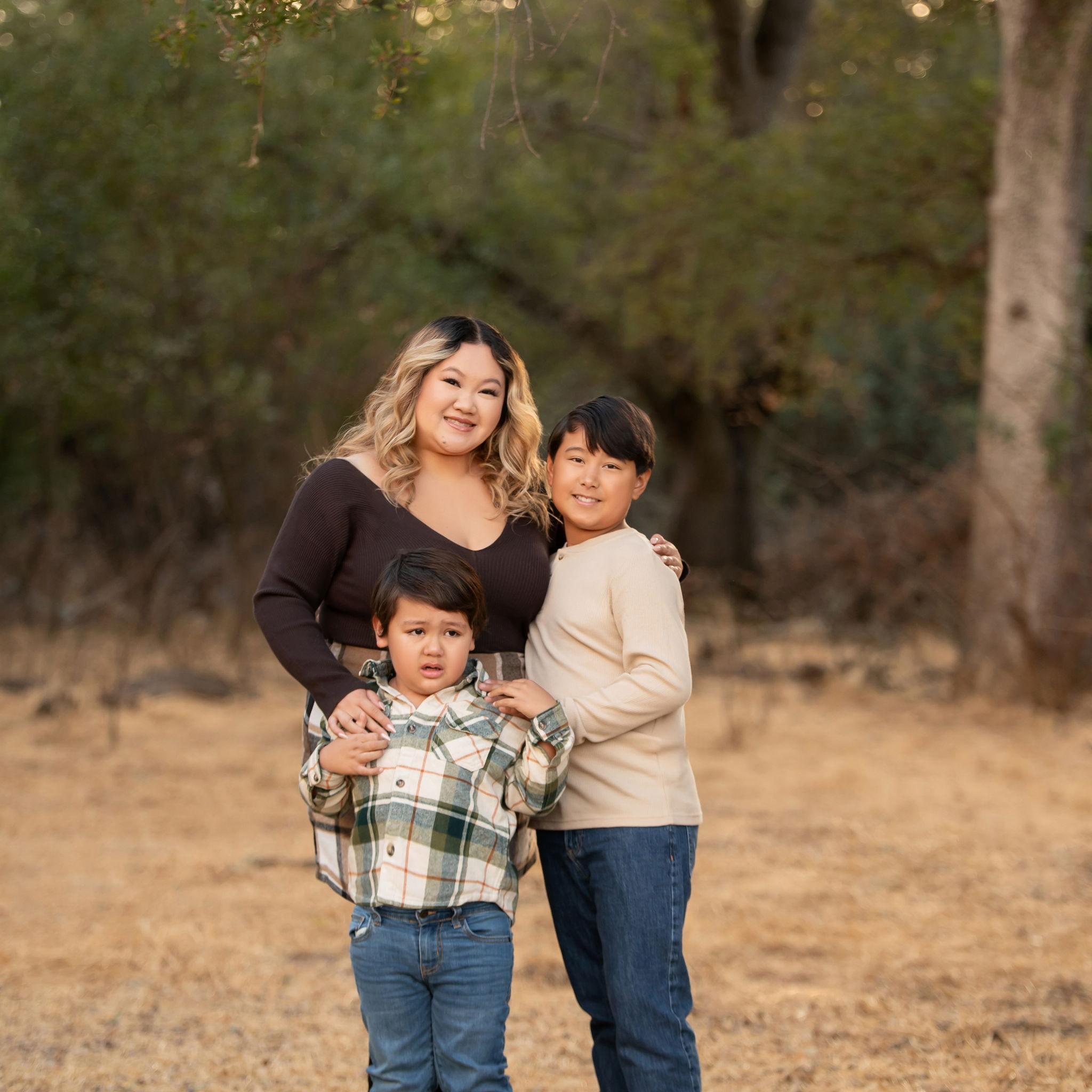 Alexia with her 2 boys