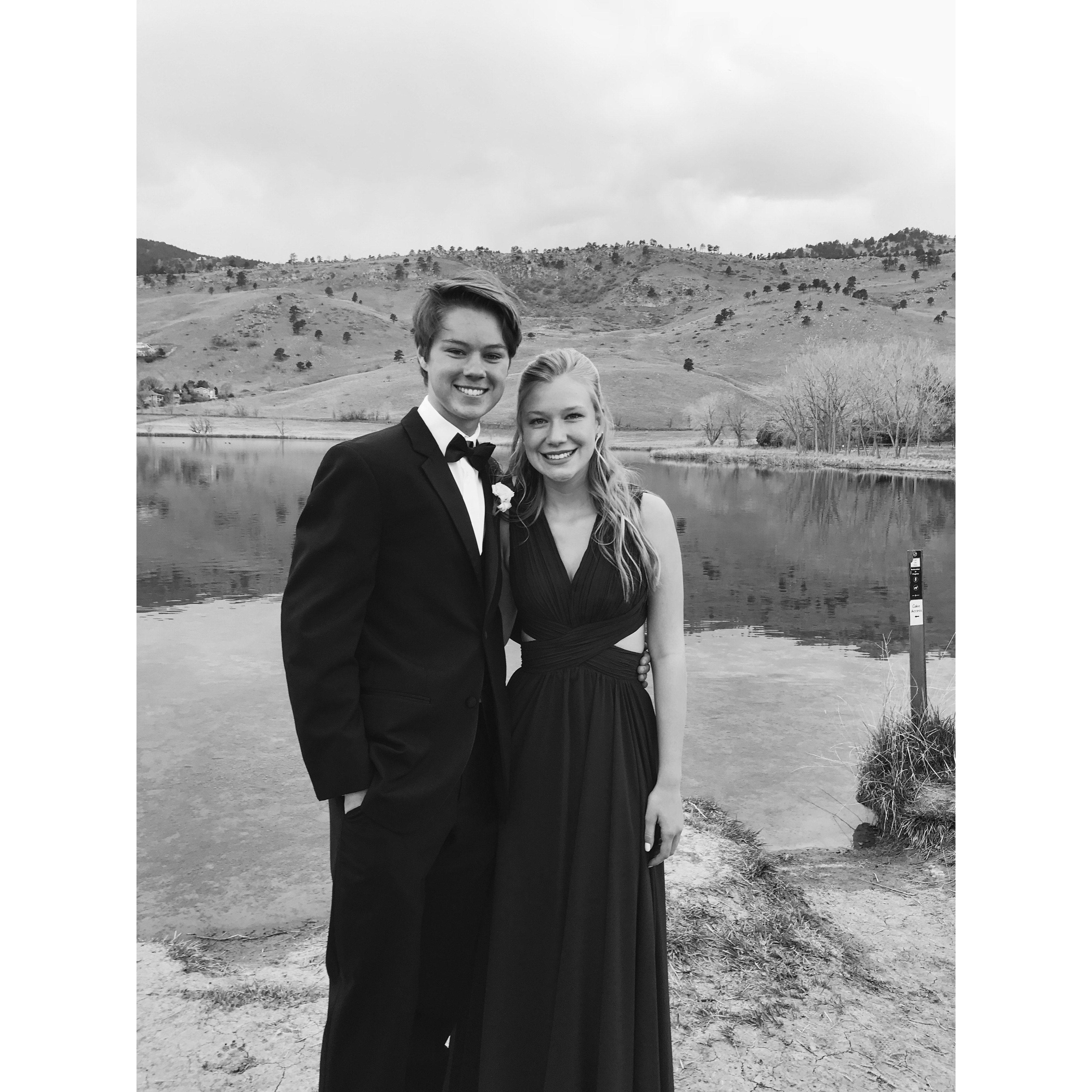 Our first prom, 2018