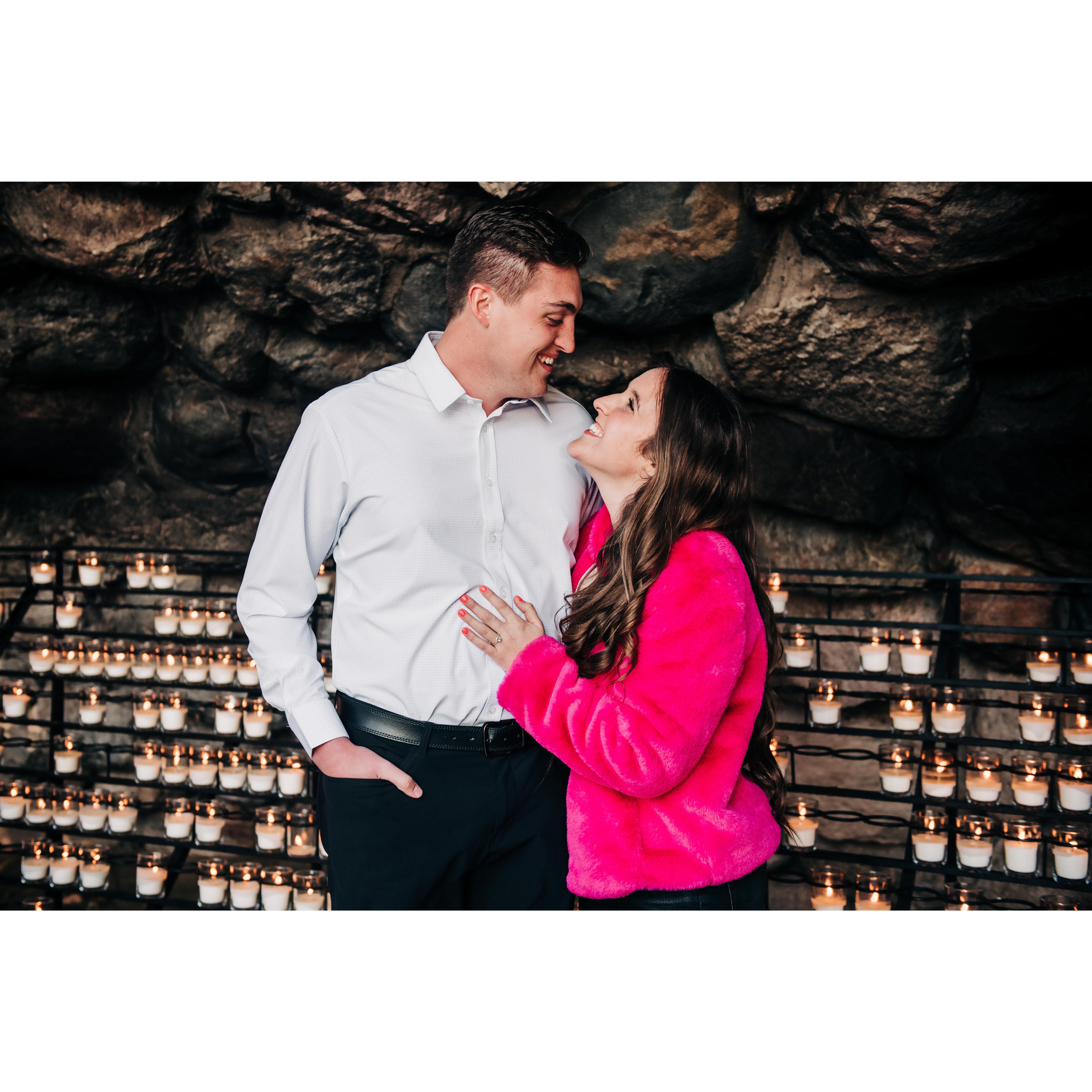 The day we got engaged!