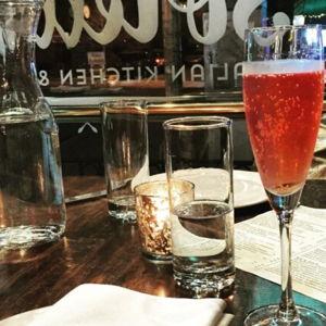 Drinks at the bar!