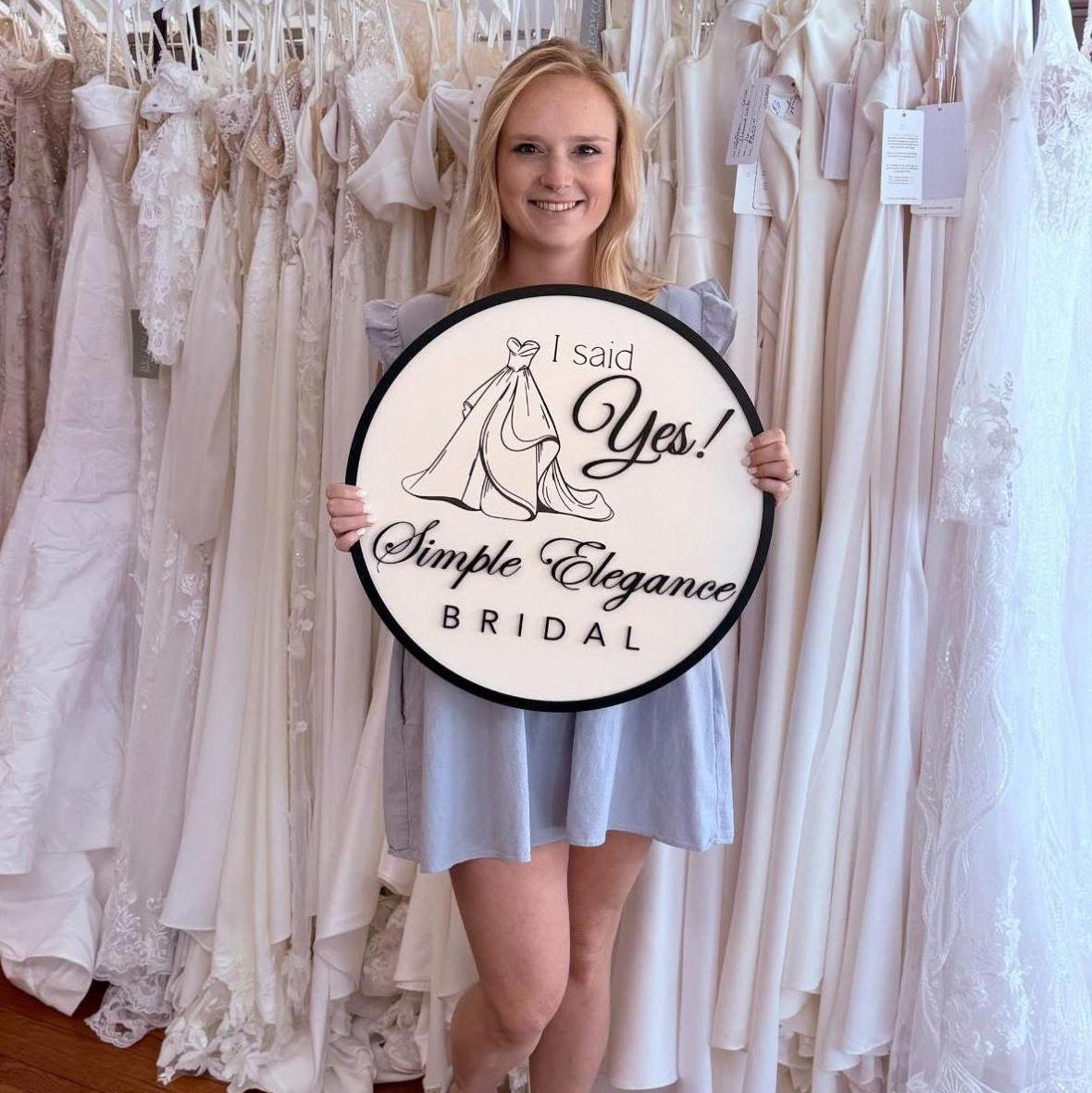 I said yes to my man, then to a dress!!! Can't wait for y'all to see it!