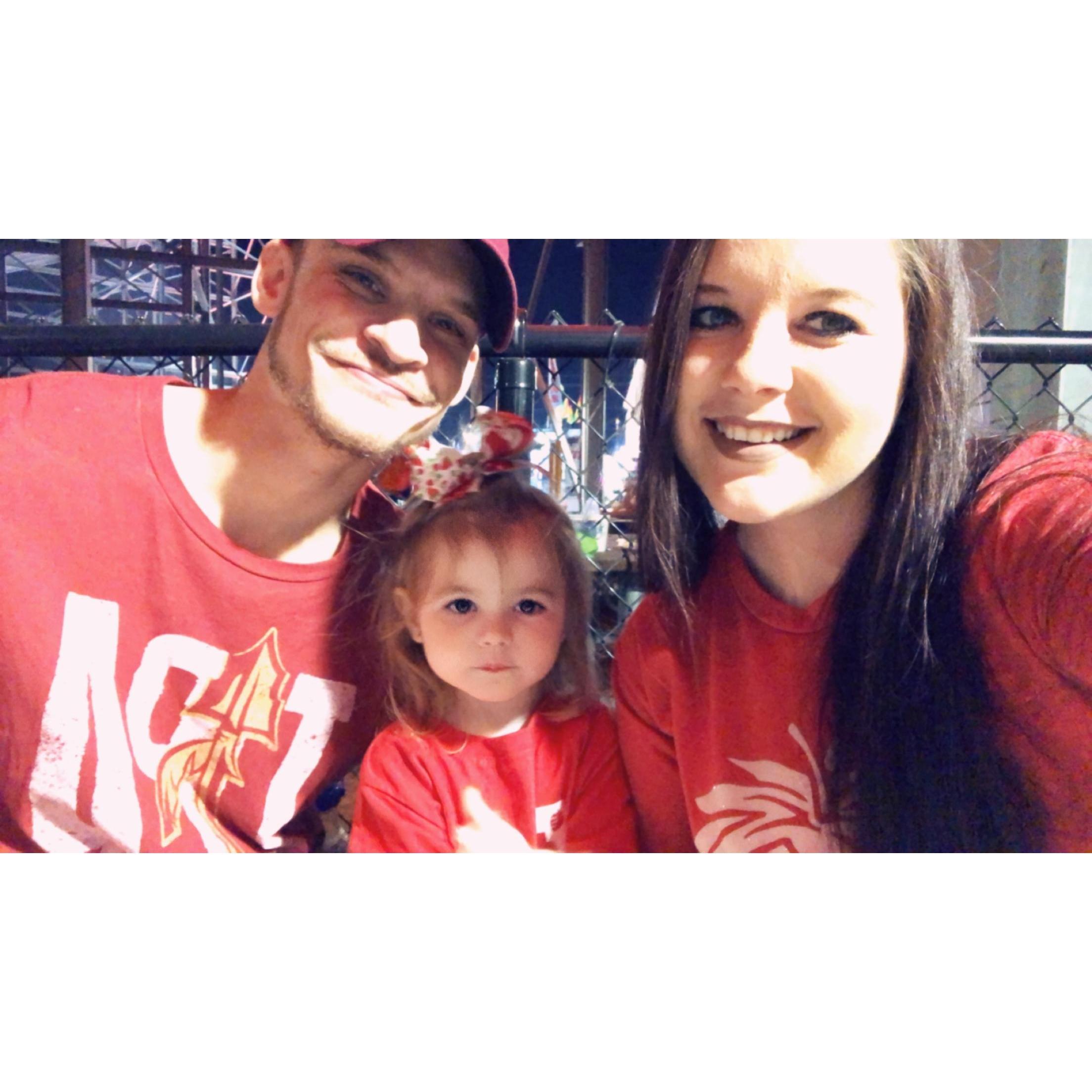 Our first Strawberry Festival together :)