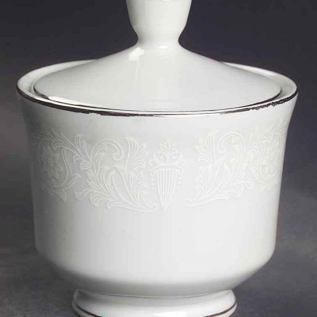 Lovelace Sugar Bowl & Lid by Crown Victoria