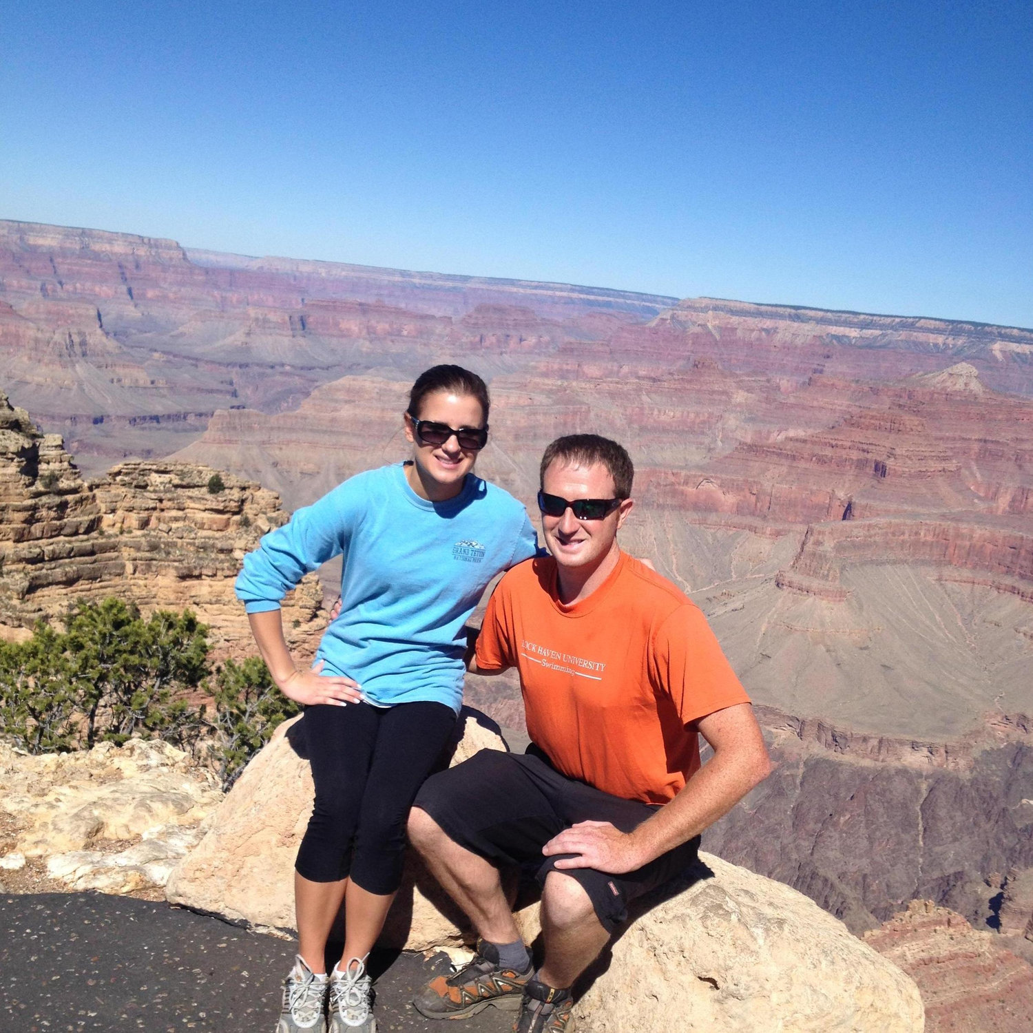 Camping in the Grand Canyon.