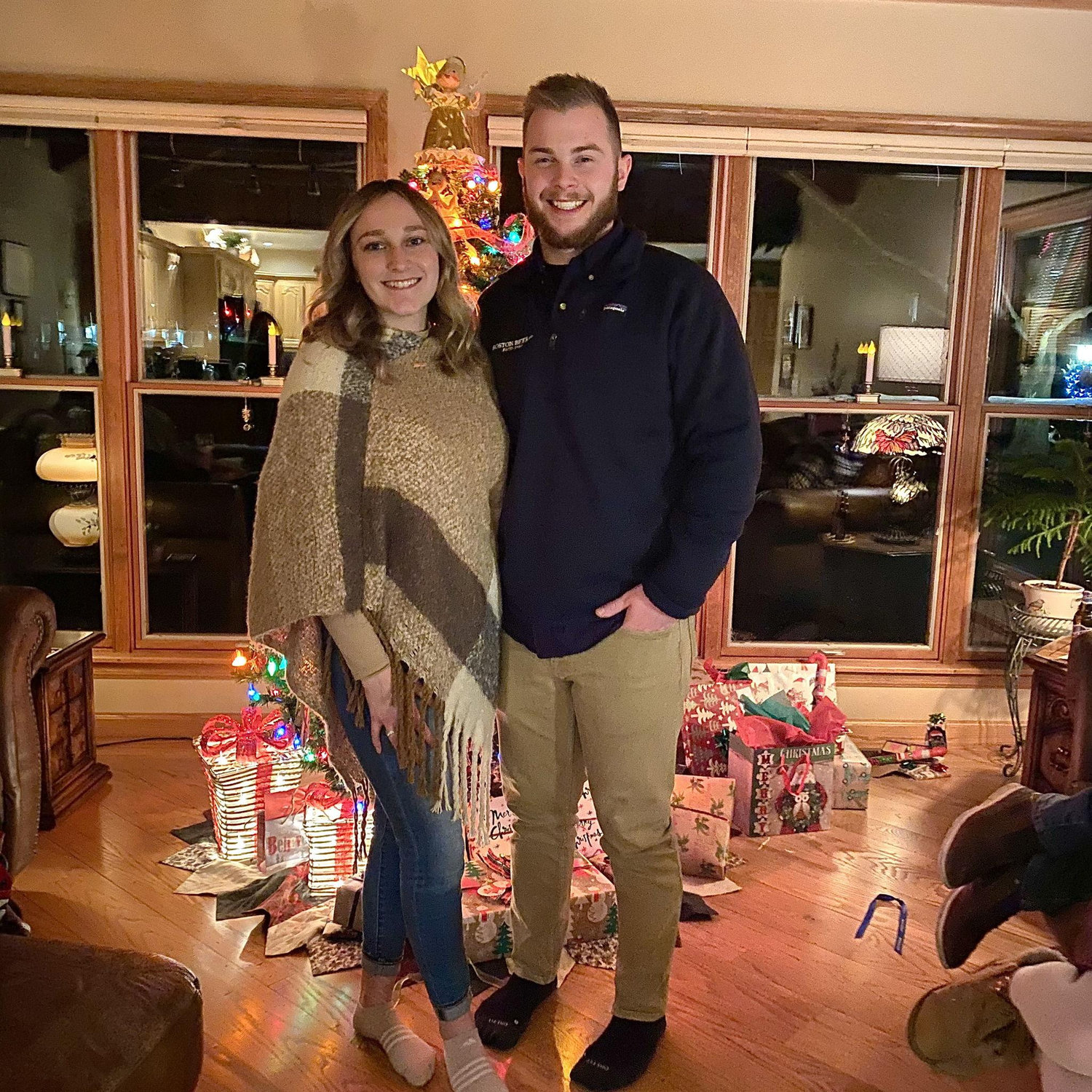 Christmas at Tyler's grandparents house.