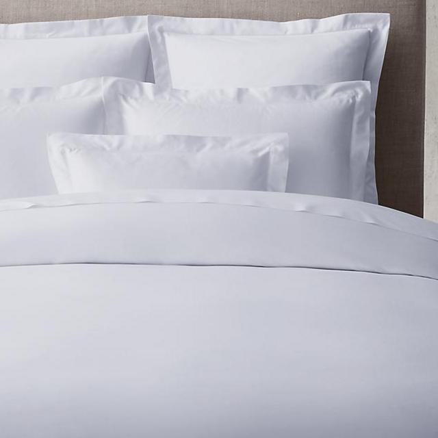 Italian 1000-Thread-Count Luxe Sateen Duvet Cover-Mist-King Bed