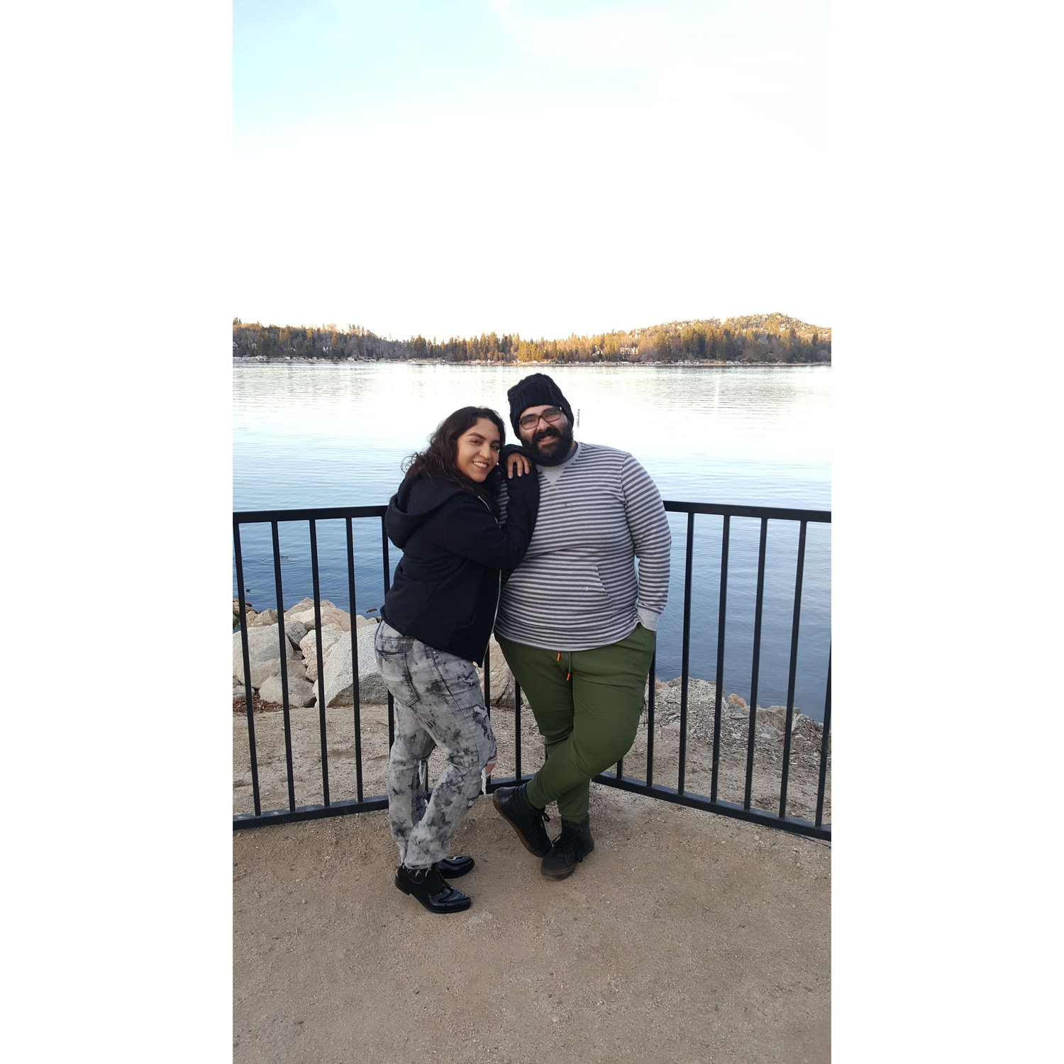 Lake Arrowhead, February 2018 (just one week into our relationship)