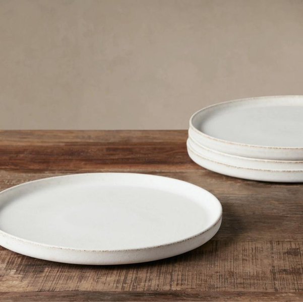 Ronan Dinner Plates in White (Set of 4)