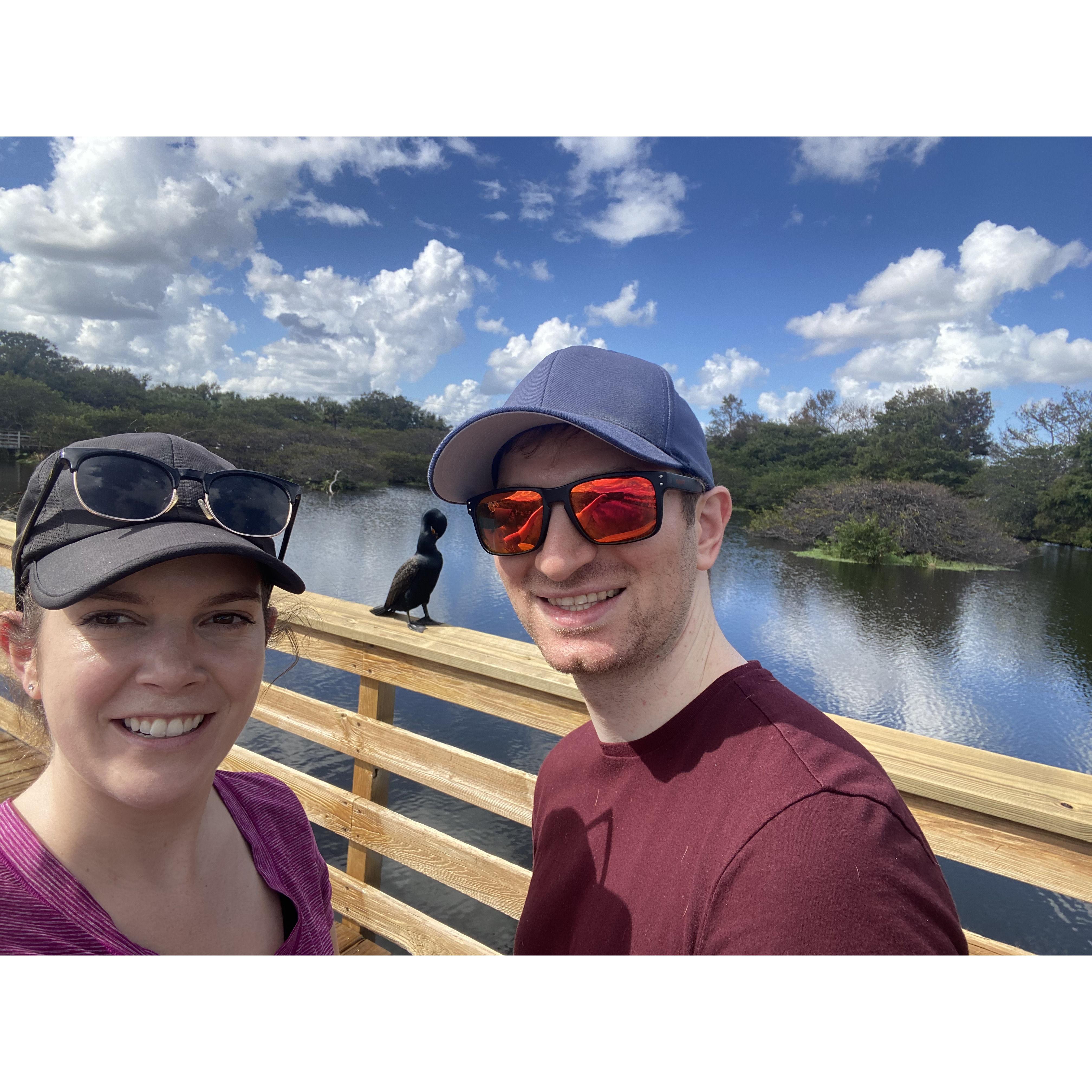 Fall in Florida, visiting Max's family