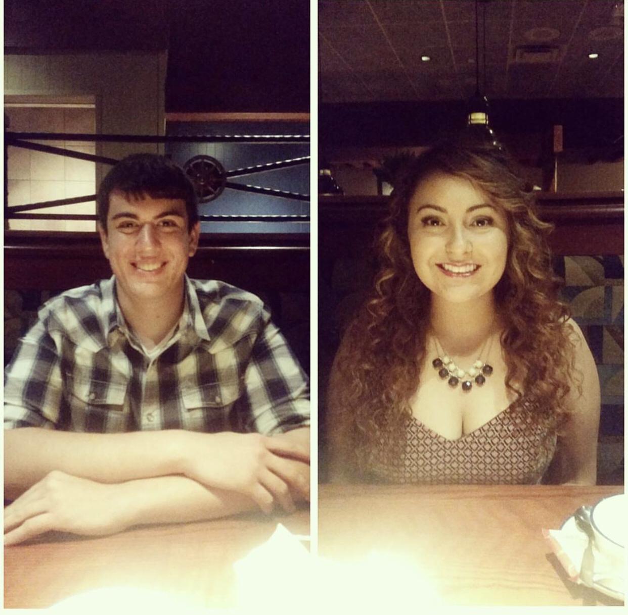 Summer of '16 ❤️ We went out for dinner to celebrate our 1st year anniversary.