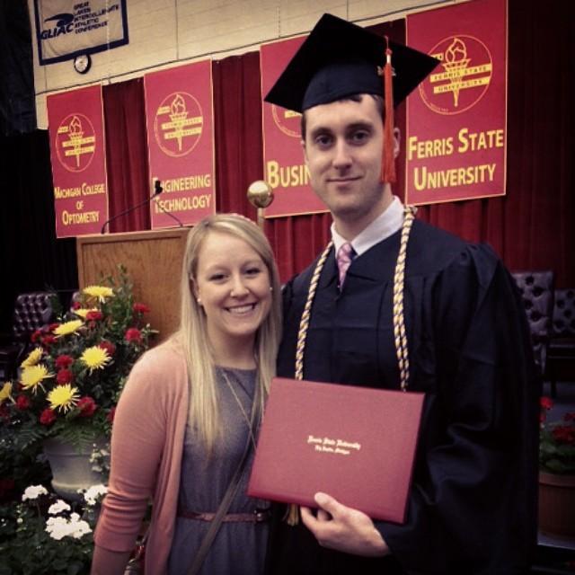 Eric's college graduation