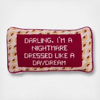 Dressed Like A Daydream Needlepoint Pillow