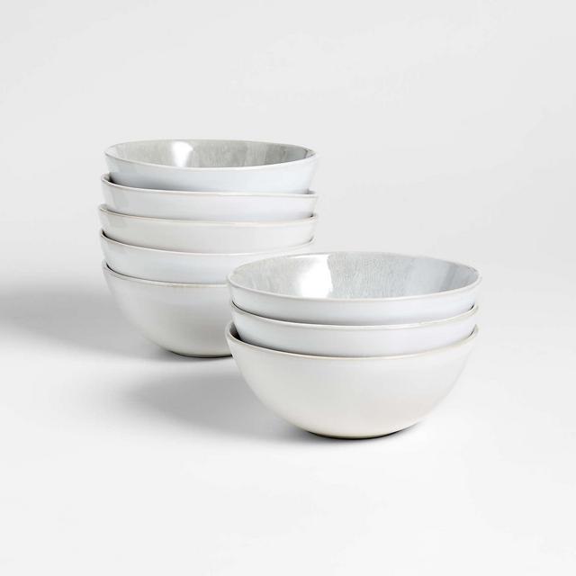 Ora Stoneware Cereal Bowls, Set of 8