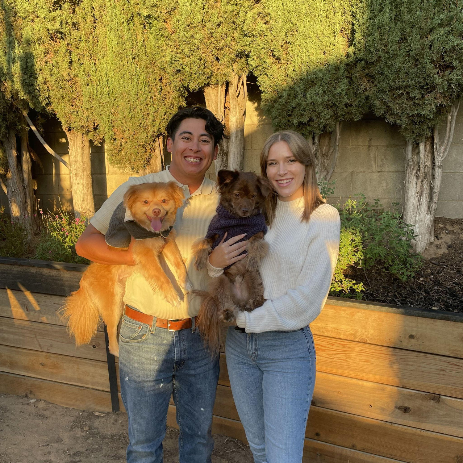 Our first photo as a family of four