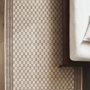 BLOCK PRINT COTTON AREA RUG