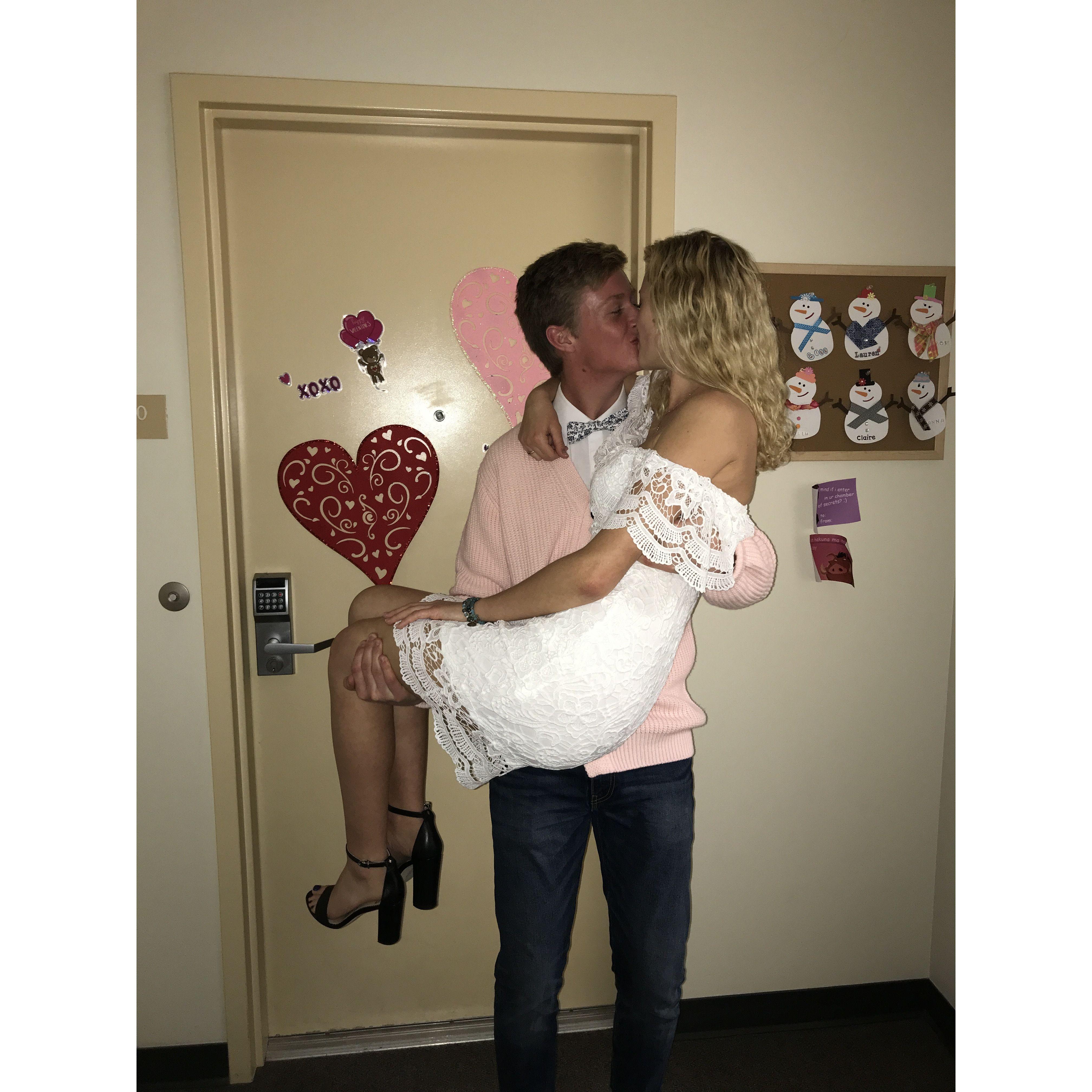 First Valentine's Day - February 2018