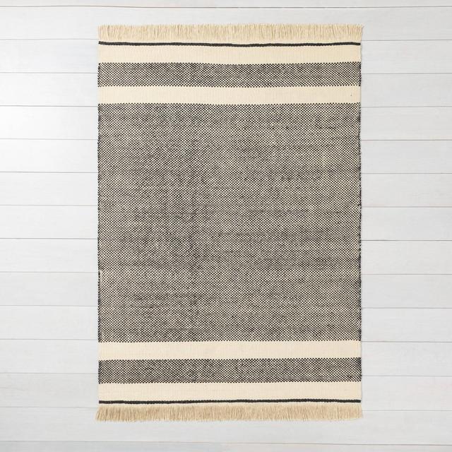 9' x 12' Jute Rug Black - Hearth & Hand™ with Magnolia