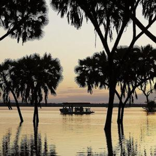 Dinner on the Rufiji River at Sunset