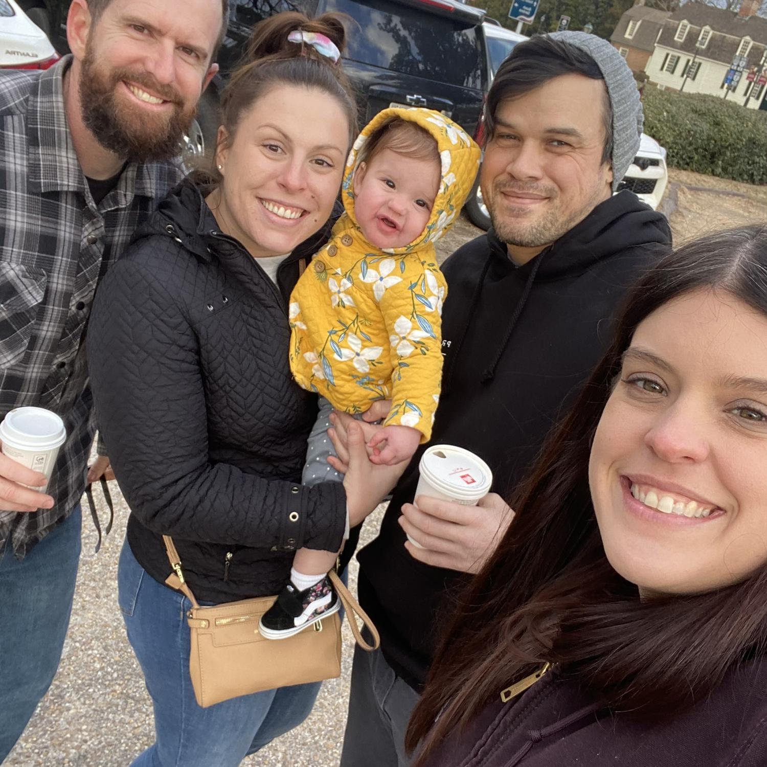 We spent a year in Virginia together making memories with our little family!
