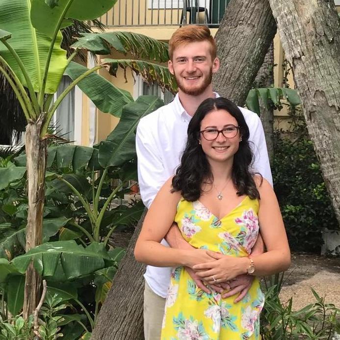At our hotel in Panama City Beach directly following the proposal.