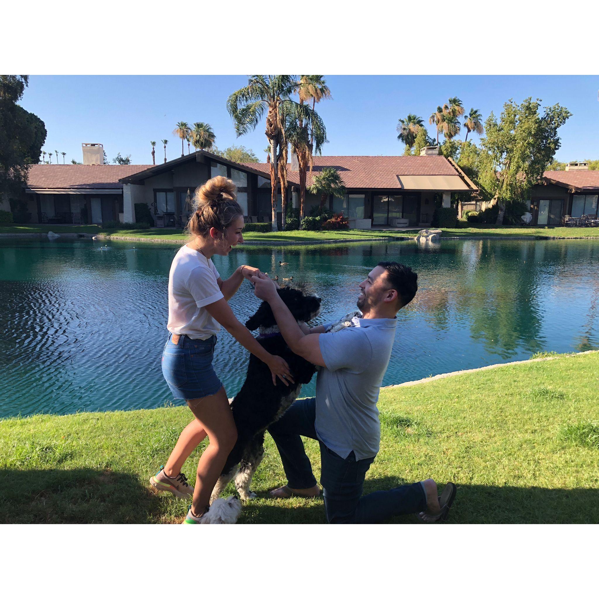 Popping the question with Lily Rose