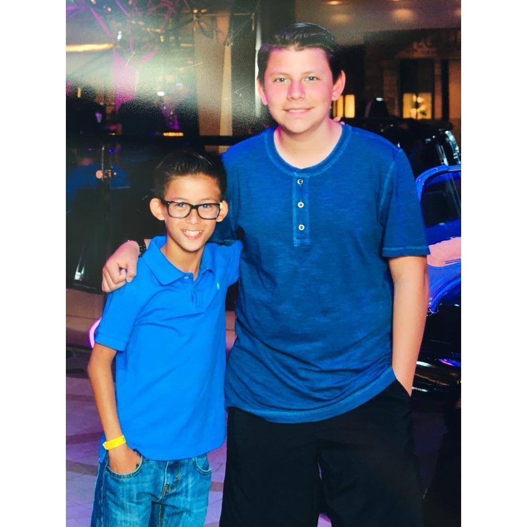 Our boys Gregory (17 yo) Jeff (12 yo)