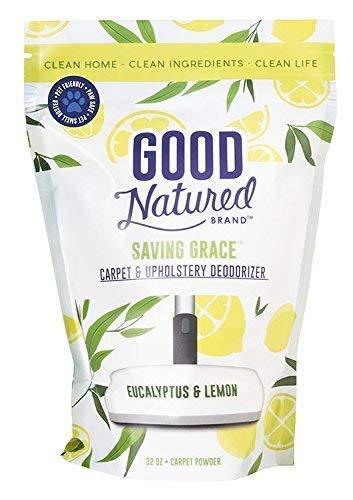 Good Natured Brand Saving Grace Carpet & Upholstery Deodorizer, Eucalyptus & Lemon - 32oz - All-Natural and Eco-Friendly, Safe for Families and Pet