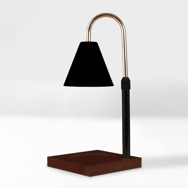 Sparoom Candle Lamp Warmer Black Metal Shade