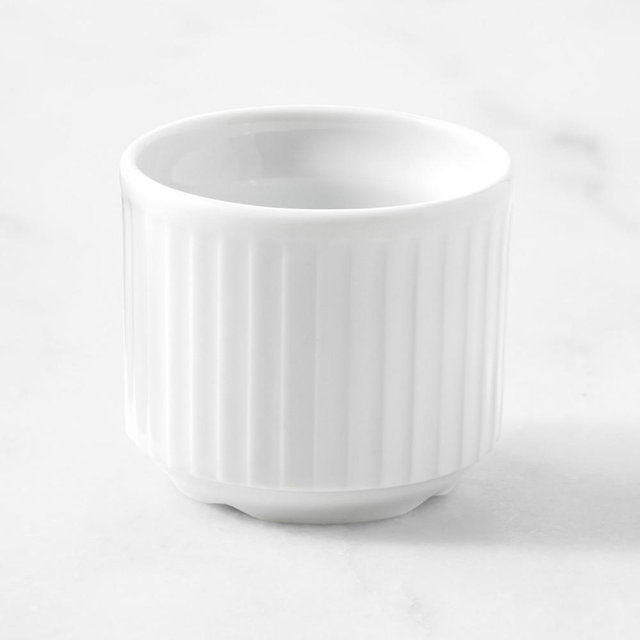 Pillivuyt Plisse Porcelain Egg Cup, Each