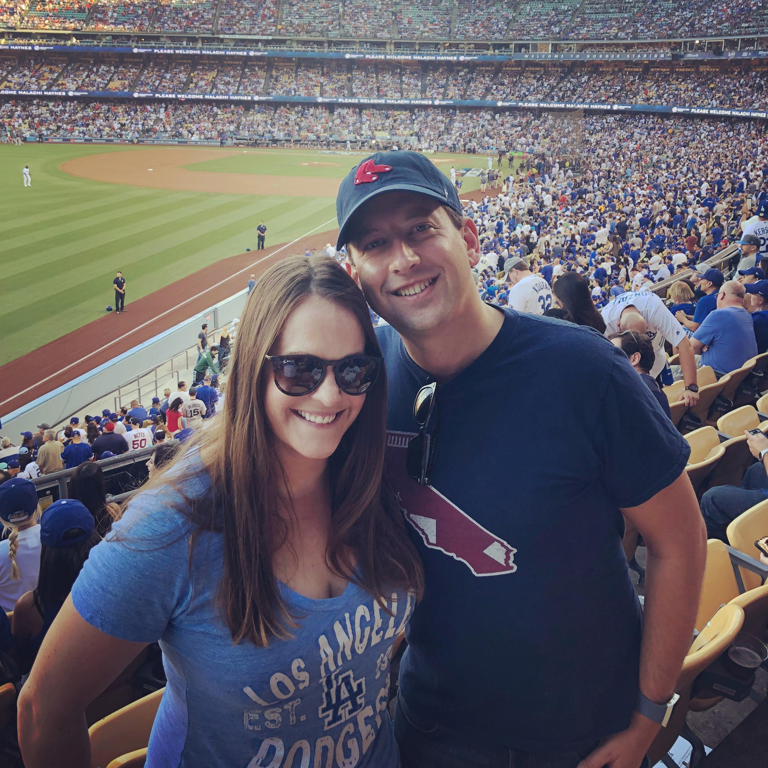 Red Sox Dodgers play-off game