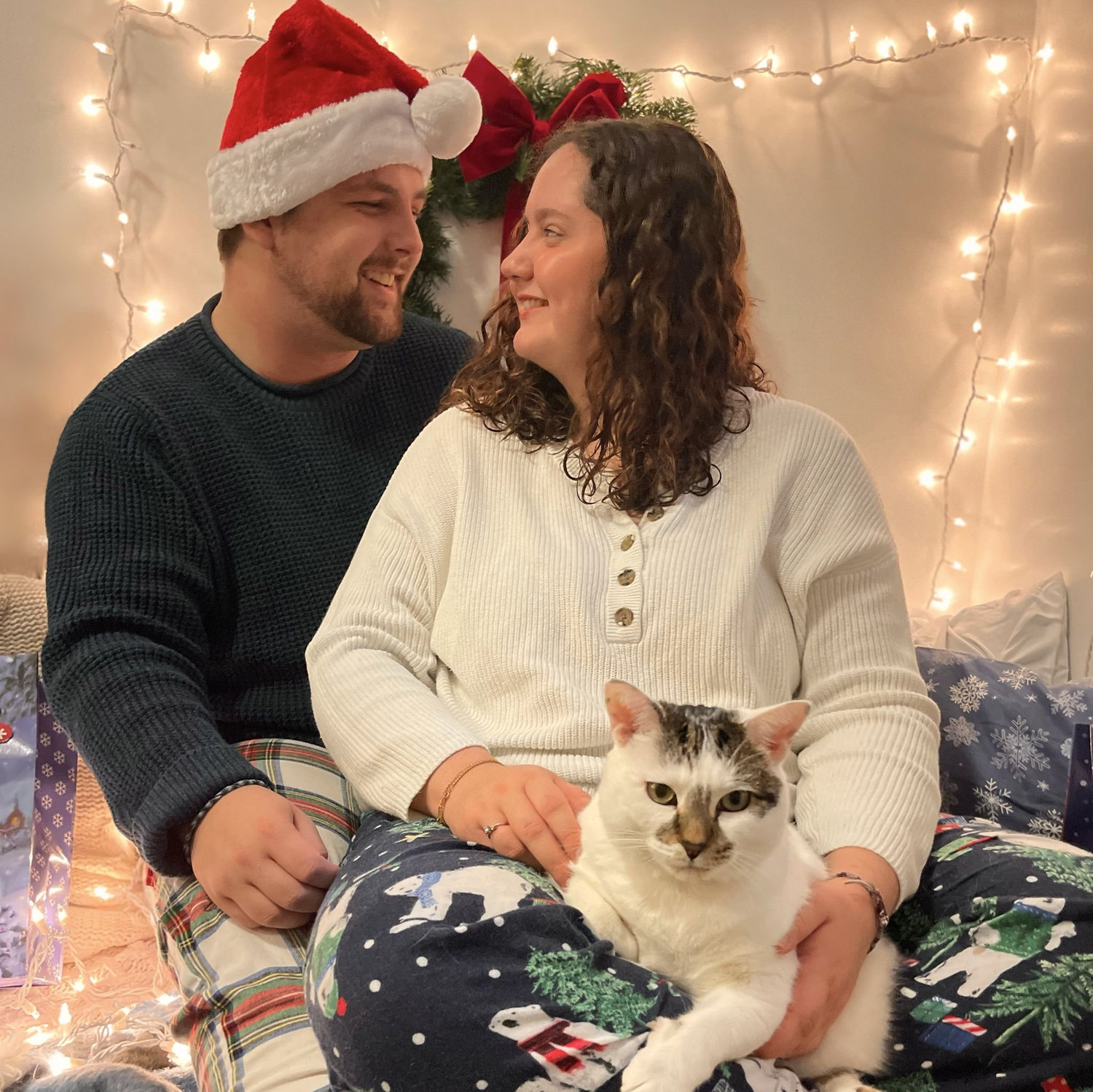 Our Oswego Christmas card featuring Steve