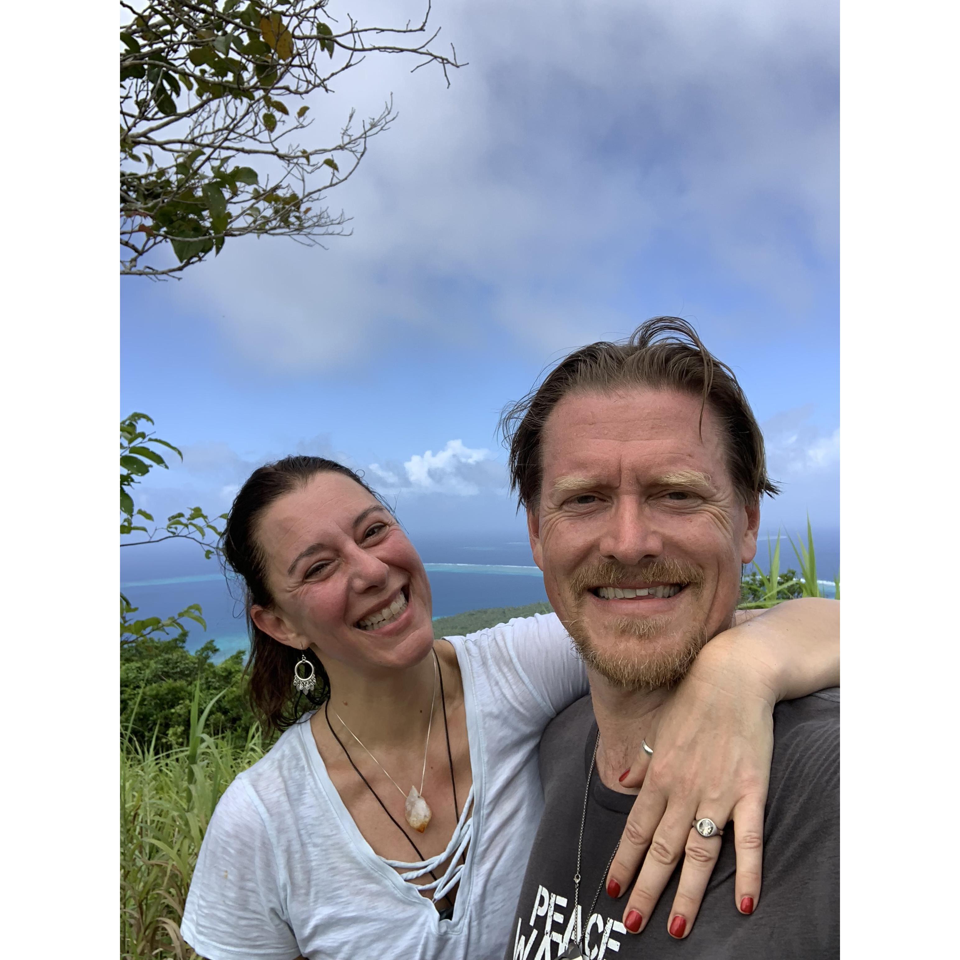 12-24-18 SAMANTHA & CHRISTOPHER ARE ENGAGED AT THE TOP OF LAUCALA ISLAND IN FIJI