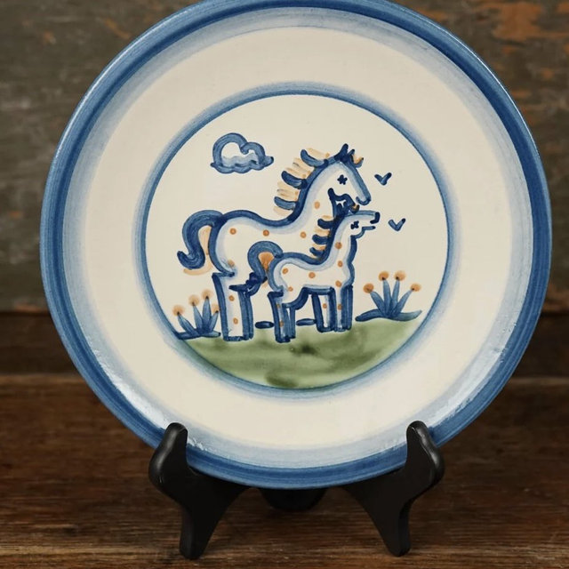 Horse and Foal Plate