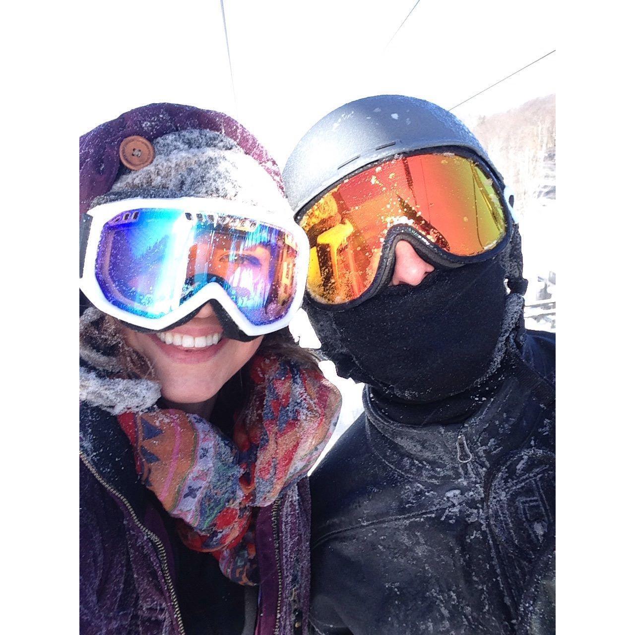 Sometimes we trade the beach life for the slopes.