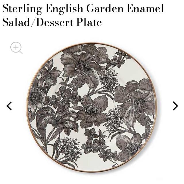 Mackenzie’s Child English Garden Dessert Plate