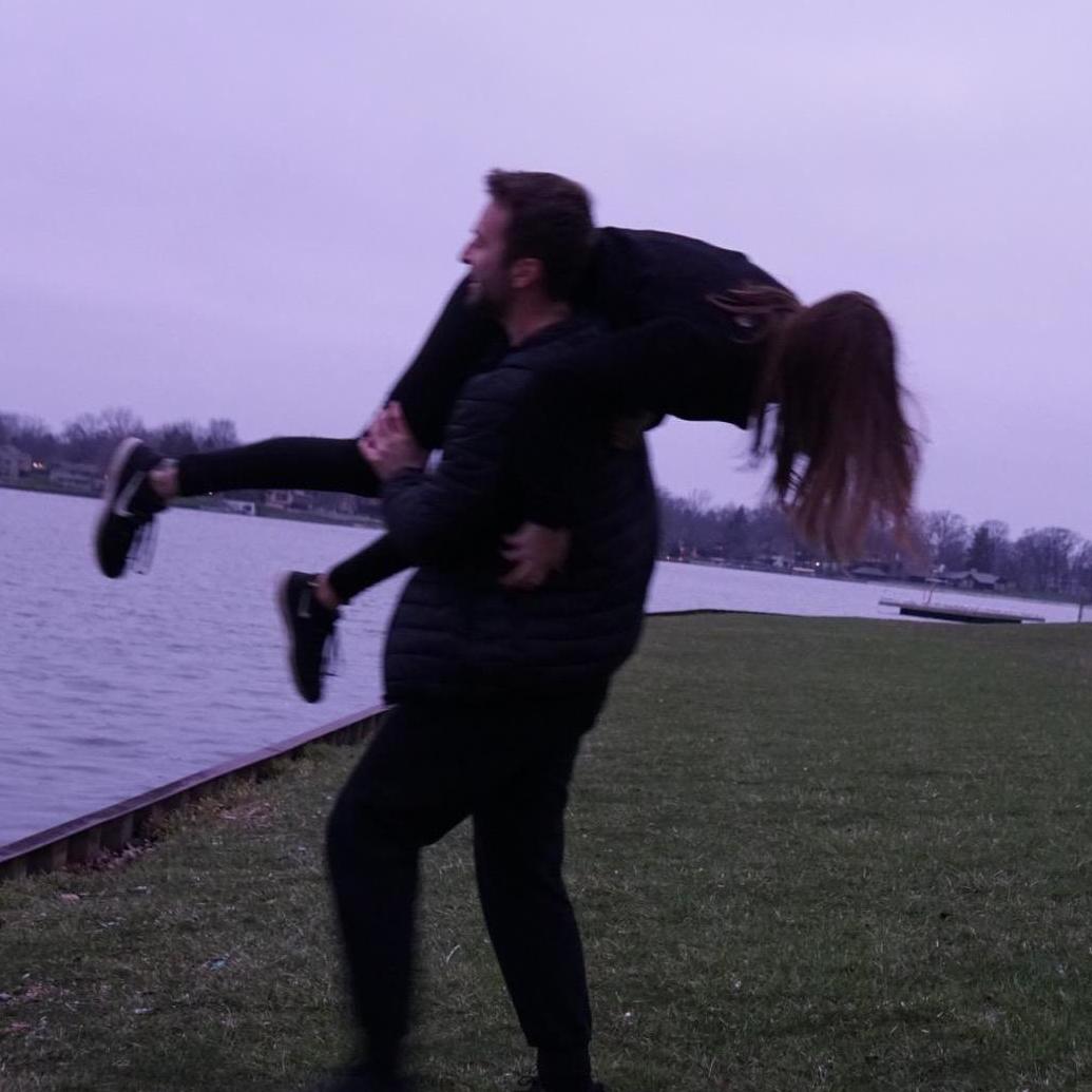 thanks to the corona virus, ozark got shut down during spring break of 2020. so i got stuck in indiana with him! this is our last night together before leaving to pack up and say goodbye the next day