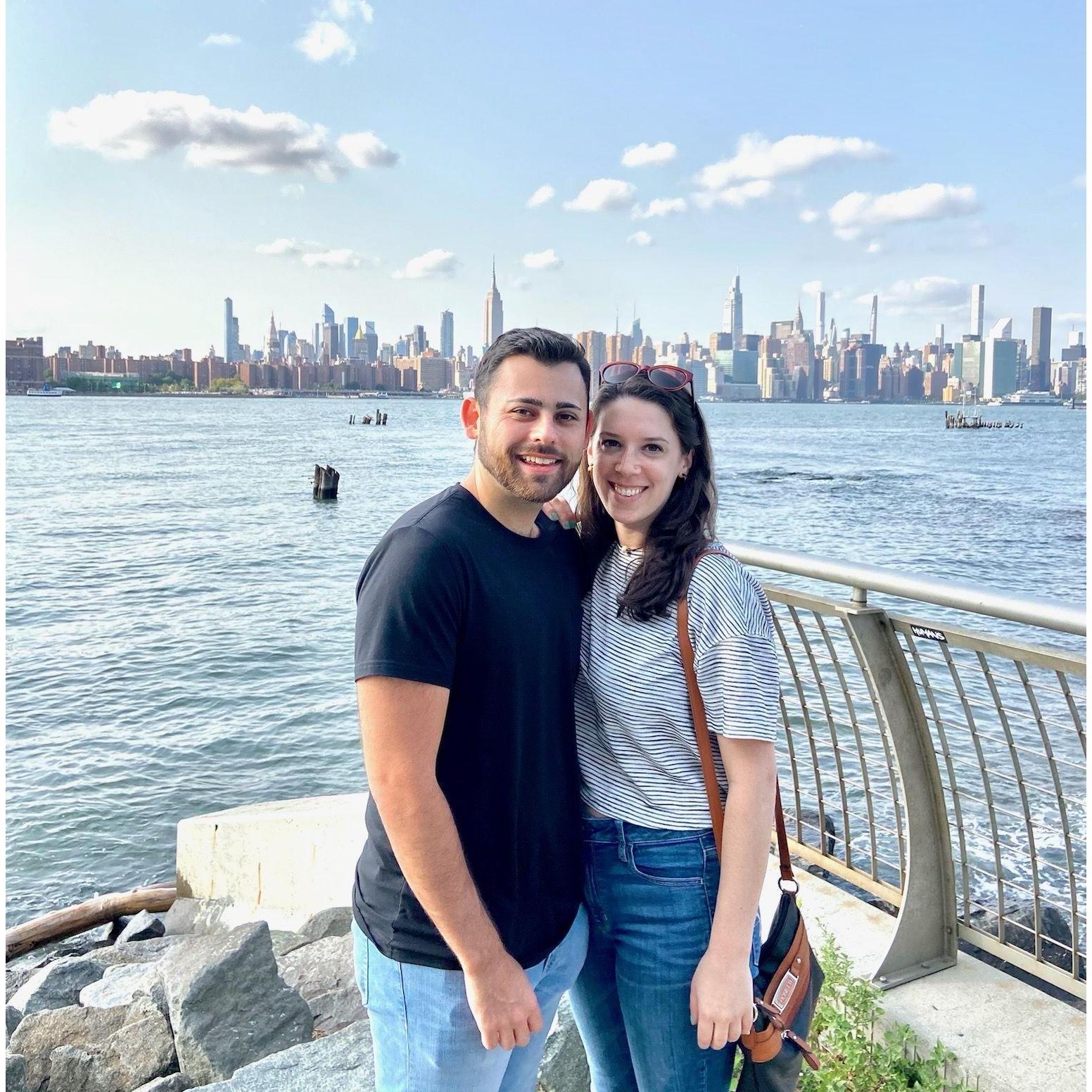 Our first time together at Smorgasburg in Brooklyn