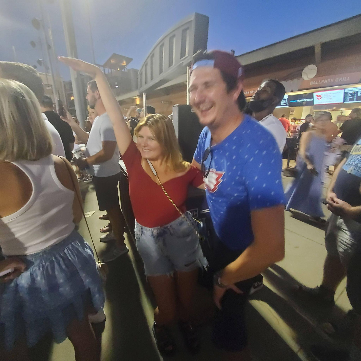 4th of July at Knights baseball game-2021
