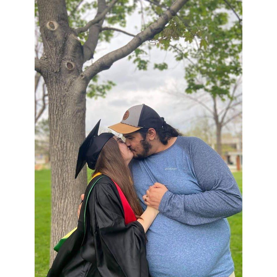 Celebrating Bry's Master's degree (May, 2021)